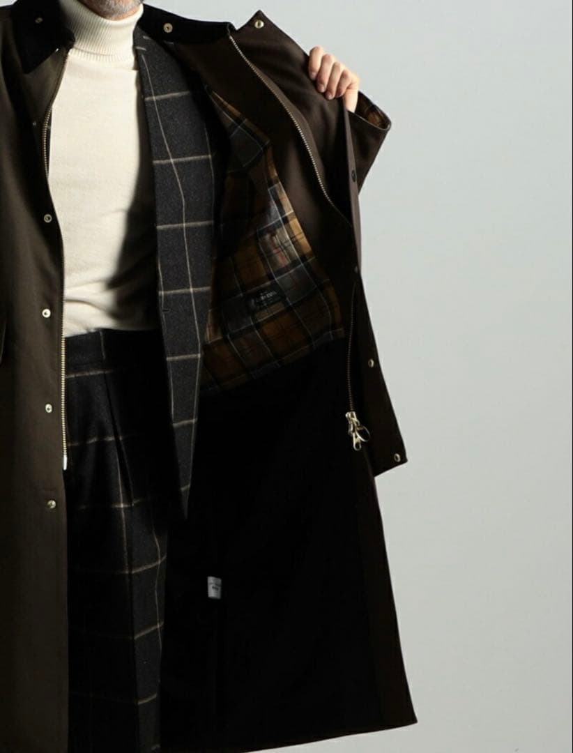 Barbour×TOMORROWLAND バブアー　ロングコート