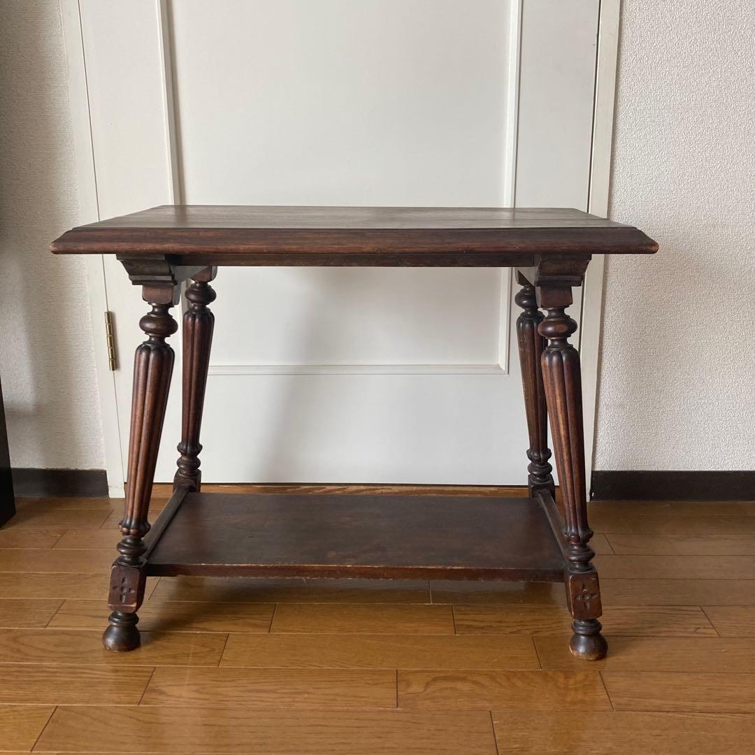 アンティーク　サイドテーブル　シャビーシックにDYI フレンチカントリー風に〜