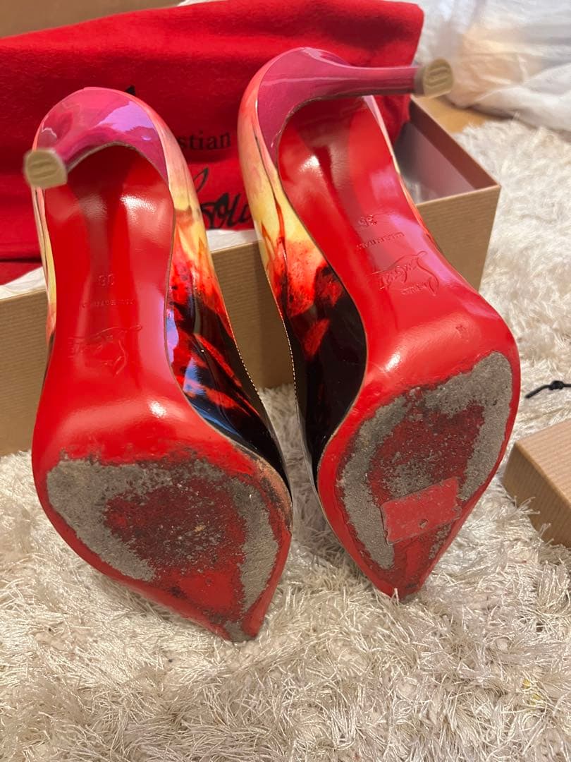 Christian Louboutin マルチカラーハイヒール