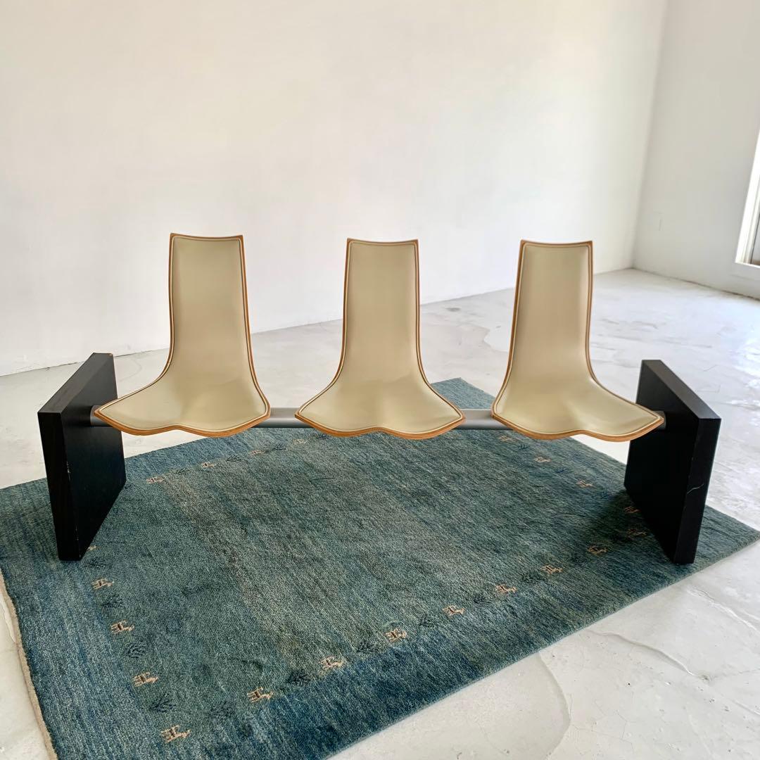 TENDO 天童木工　3人掛け　ベンチ