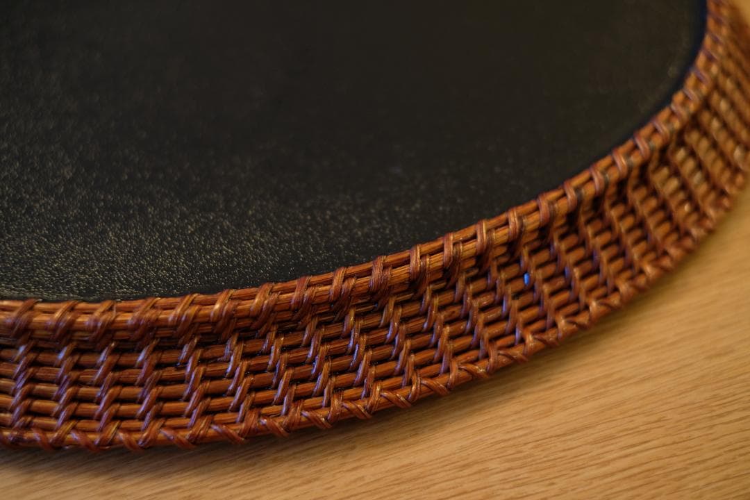 【新品】木曽漆器　楕円盆　オーバル盆　伝統工芸南木曽ろくろ製品　妻籠宿　永徳屋