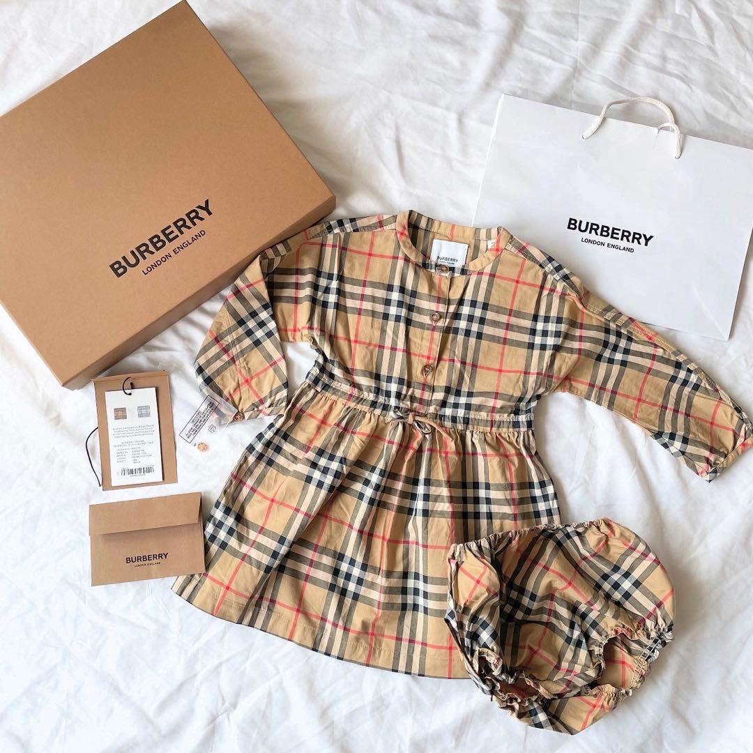 【極美品】BURBERRY チェックワンピース