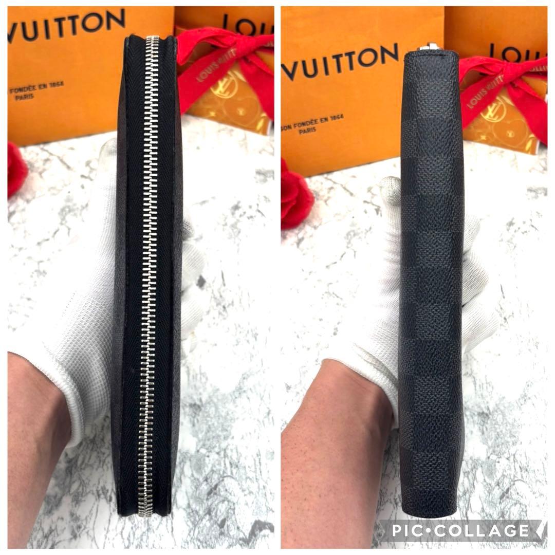 【極美品】 ルイヴィトン ダミエ グラフィット ジッピーオーガナイザー 長財布