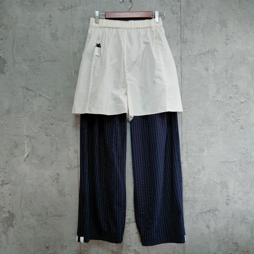 超美品　BLACK BYMOUSSY PUNA ブルー　バレルレッグ　24