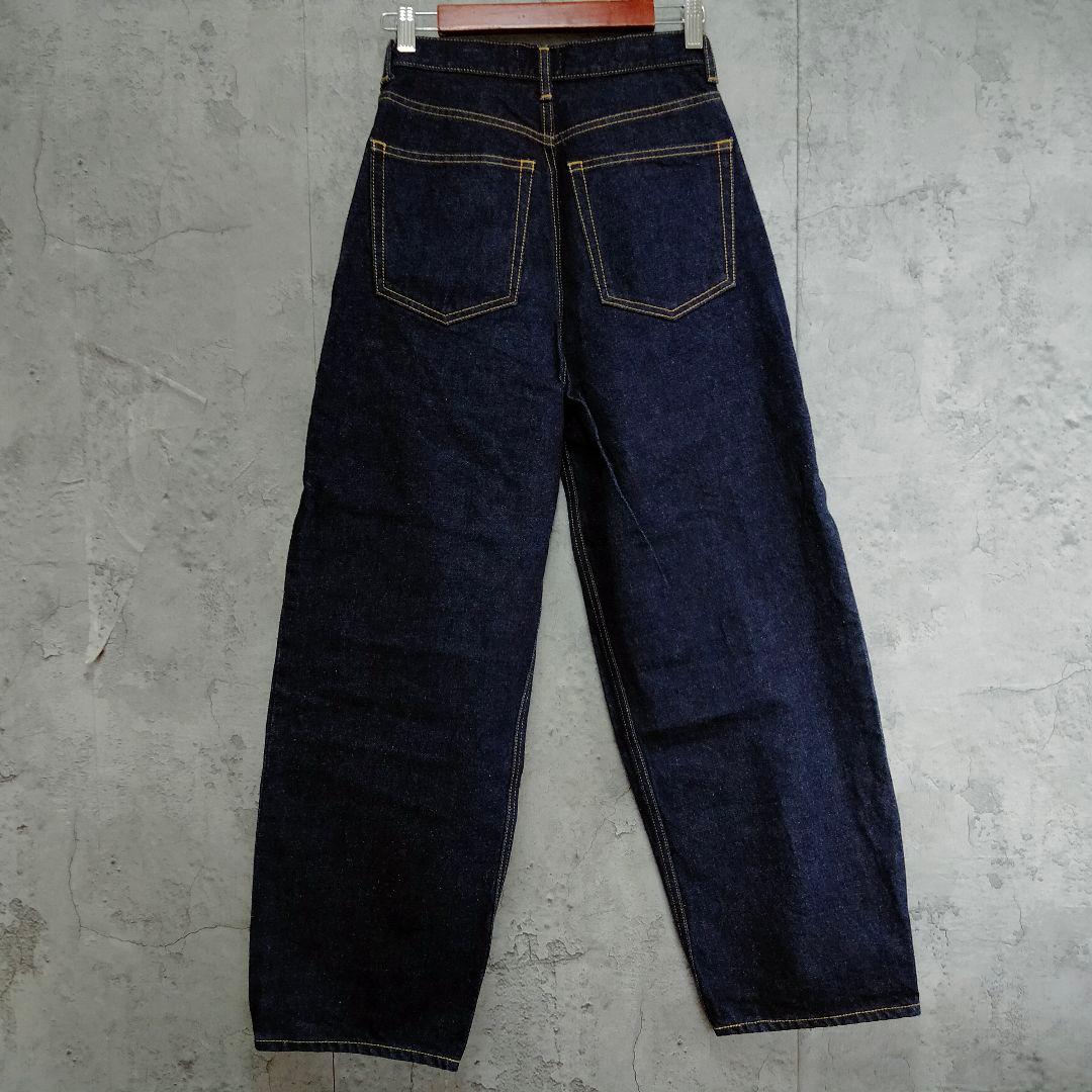 超美品　BLACK BYMOUSSY PUNA ブルー　バレルレッグ　24