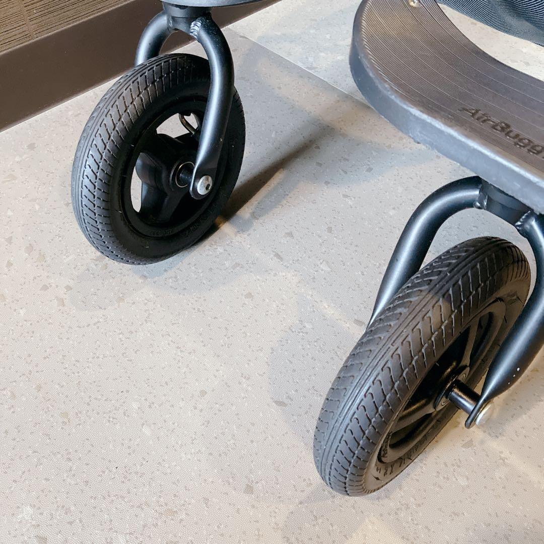 エアバギー ベビーカー ココダブル デニム ネイビー 双子 2人乗り