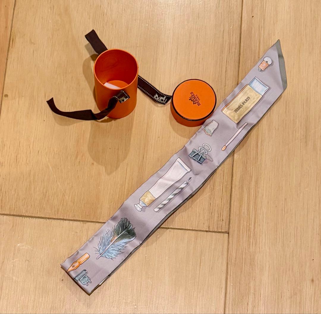 HERMES ツイリー シルクスカーフ