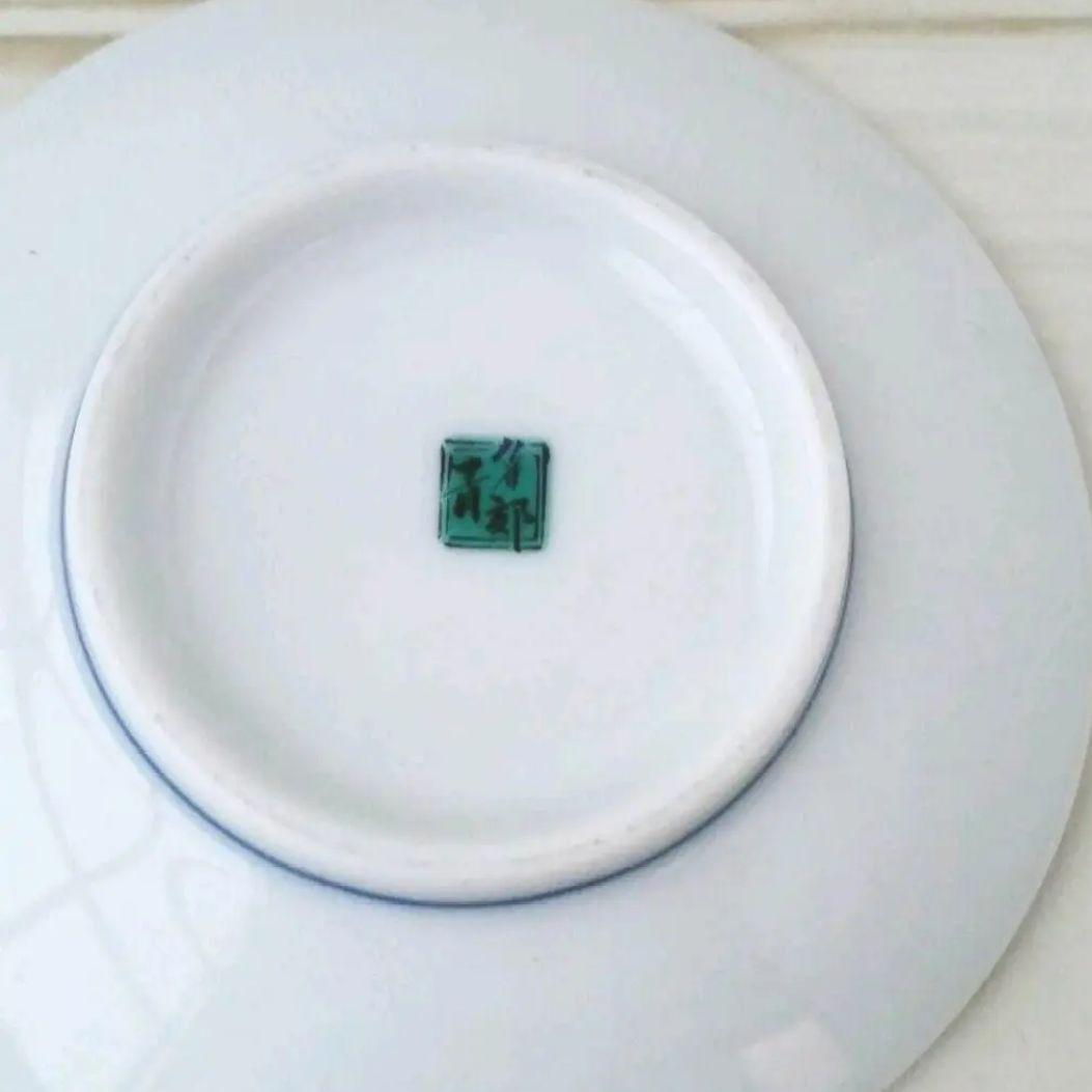 新品　九谷焼　縁起豆皿　千鳥