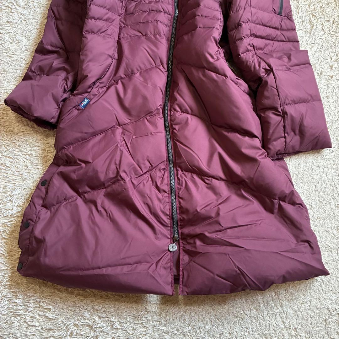 【未使用品タグ付】FILA GOLF ダウン80% フェイクファー 3Lサイズ