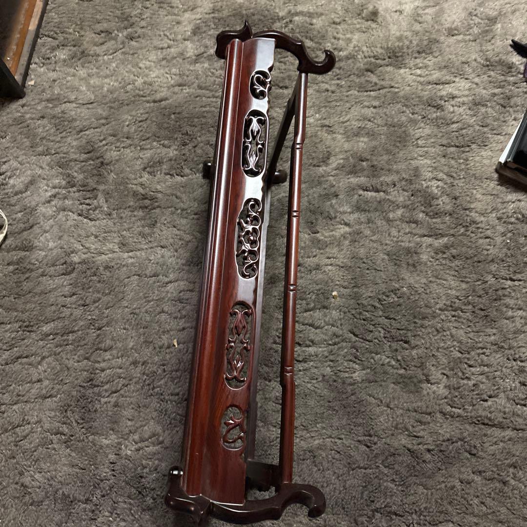 木製トレイテーブル　花瓶台　10％値下げしました
