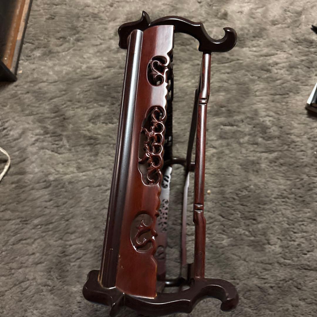 木製トレイテーブル　花瓶台　10％値下げしました