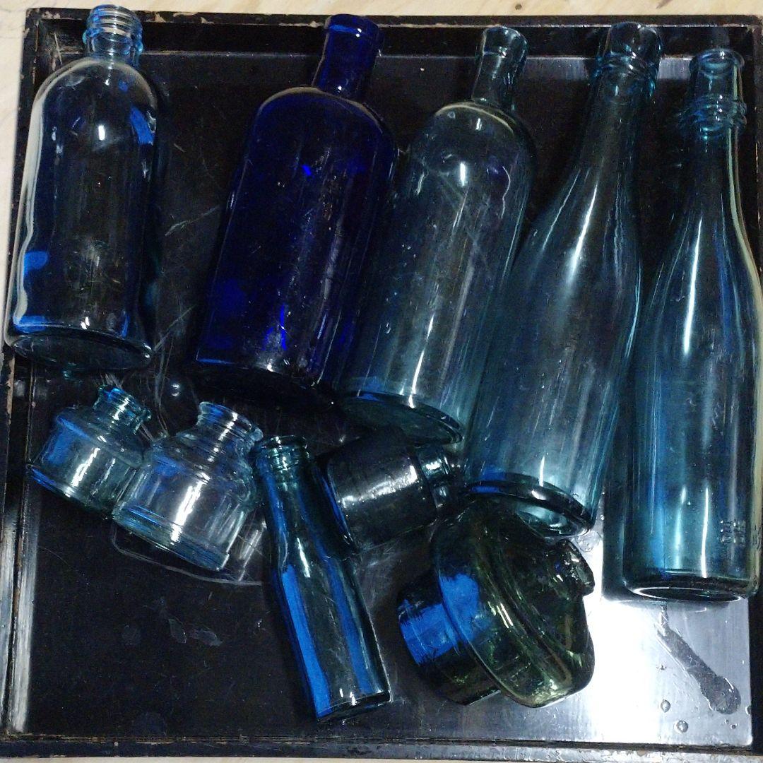 古道具 気泡 レトロ 怪しい 瓶