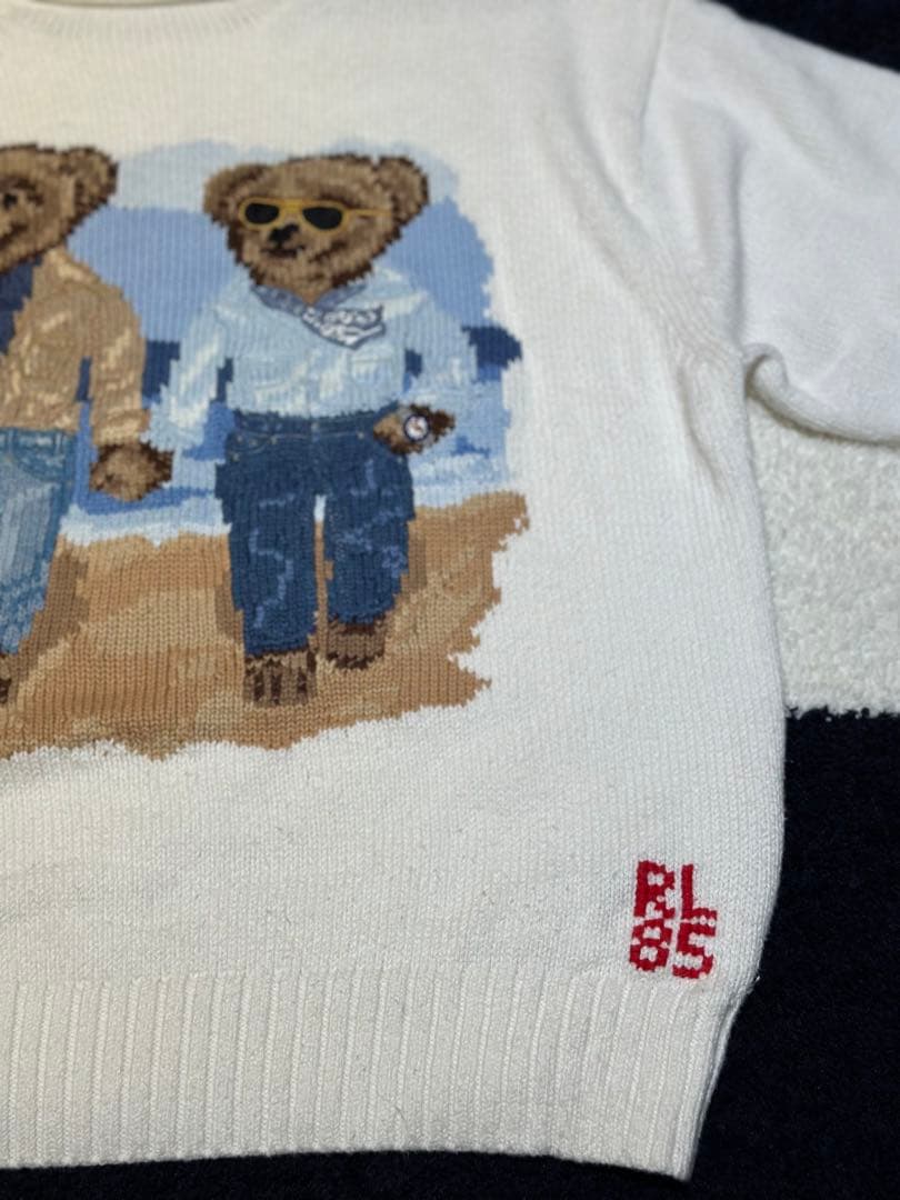 TIME SALE！ Polo by Ralph Lauren クマ刺繍 ニット