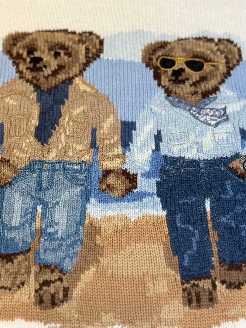 TIME SALE！ Polo by Ralph Lauren クマ刺繍 ニット