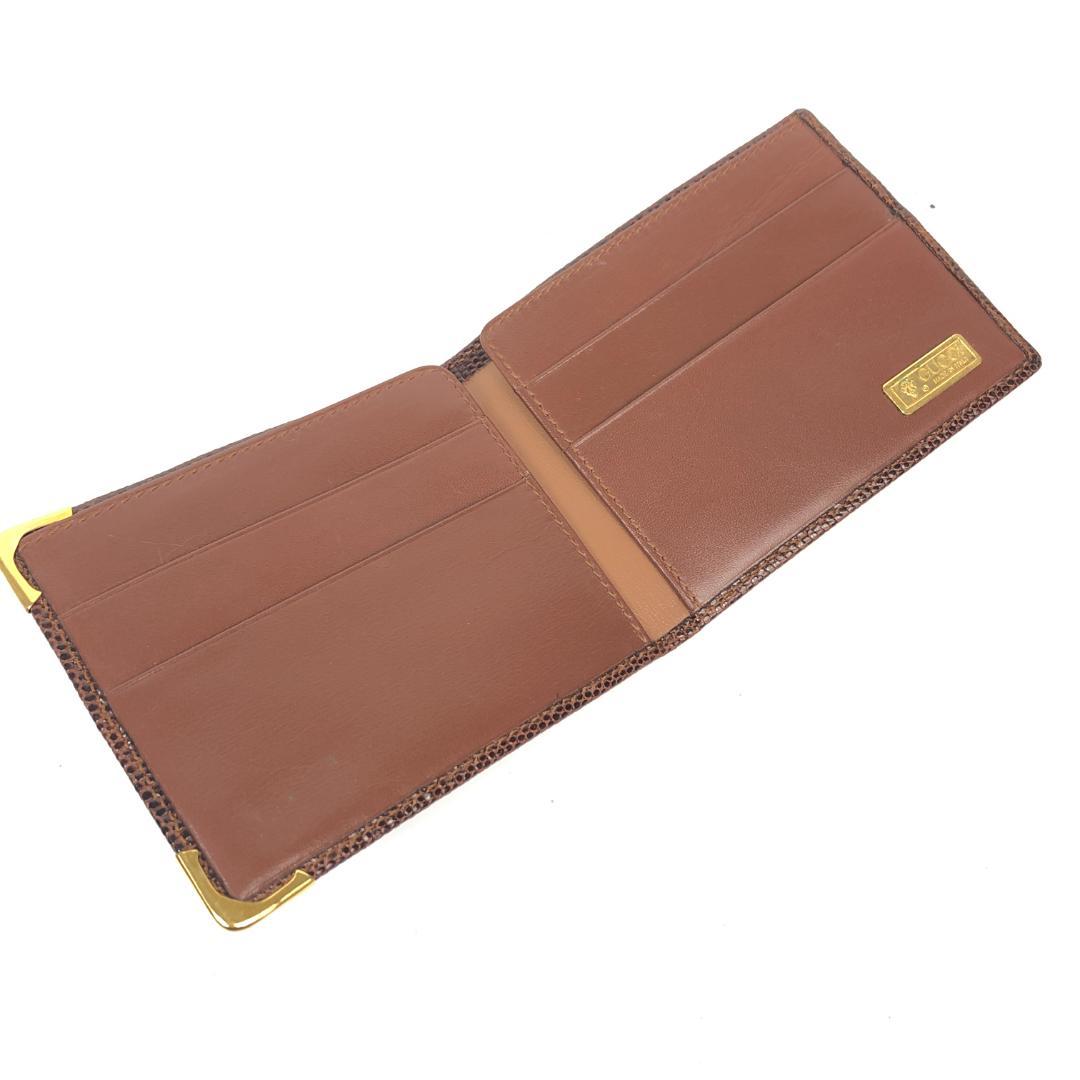 【未使用保管品】9F449 グッチ オールドグッチ 札入れ レザー ブラウン