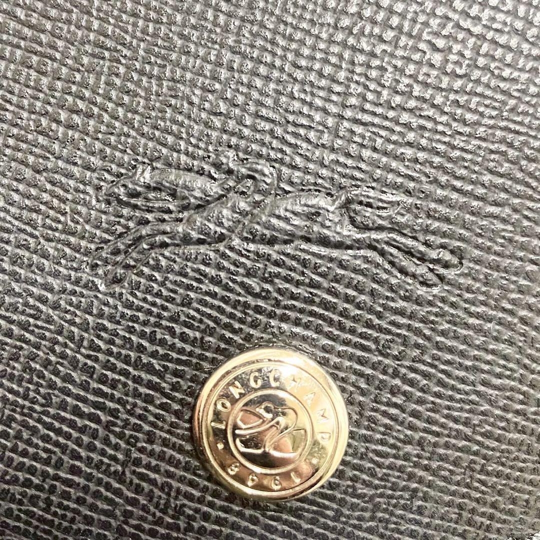 極 美品 Longchamp ロンシャン ブラック トートバッグ ナイロン