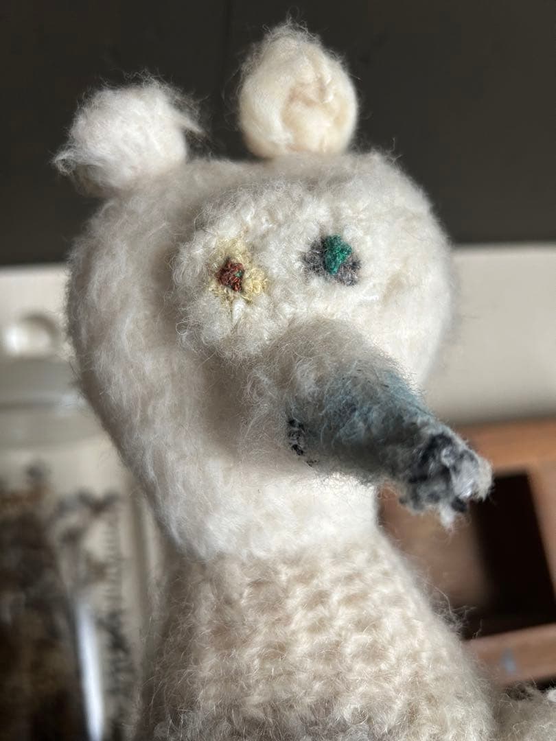 ハンドメイド　国内作家様　作品　ぬいぐるみ　テディベア　ドール　しろくま　白熊