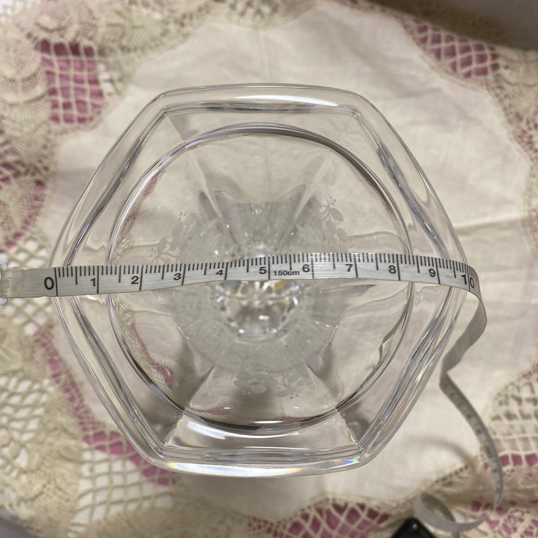 マイセンクリスタル　ゴブレット型フラワーベース(未使用、実家保管品)