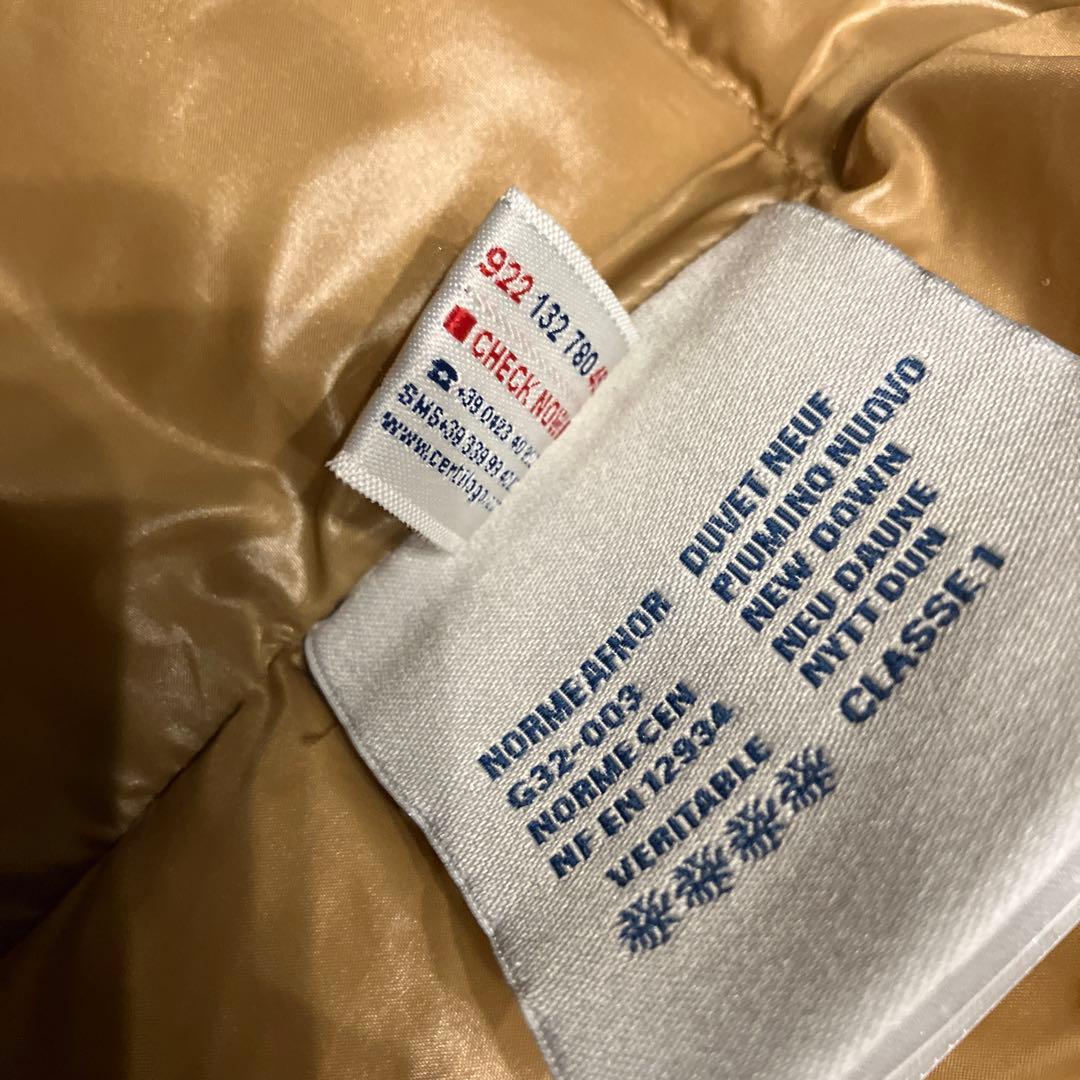 美品　MONCLER モンクレール ダウンベスト ガーニー GHANY ベージュ