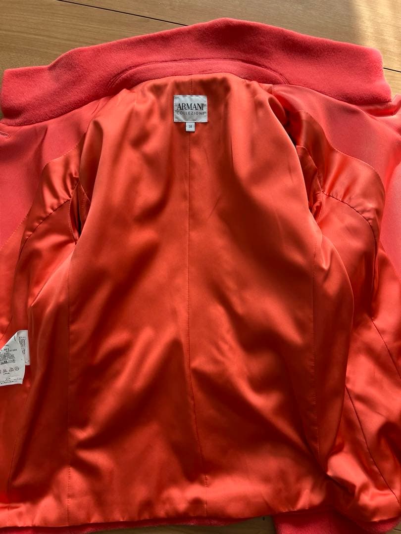 【美品】アルマーニ　コレツォーニ　コート　レディース38