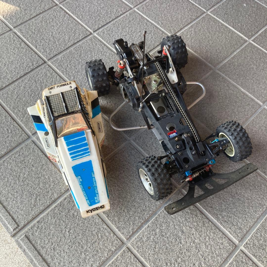 当時物♪プログレス4WS本体 電動RCラジコン京商KYOSHO　ジャンク品
