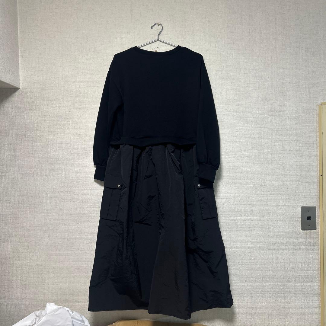 ★即売デザイン★ oto.ha 異素材ドッキング　ワンピース　ドレス　otoha