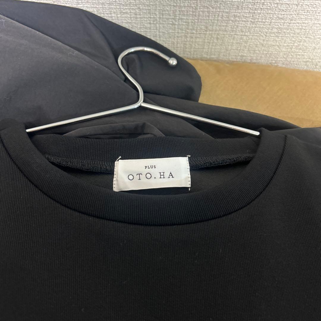 ★即売デザイン★ oto.ha 異素材ドッキング　ワンピース　ドレス　otoha