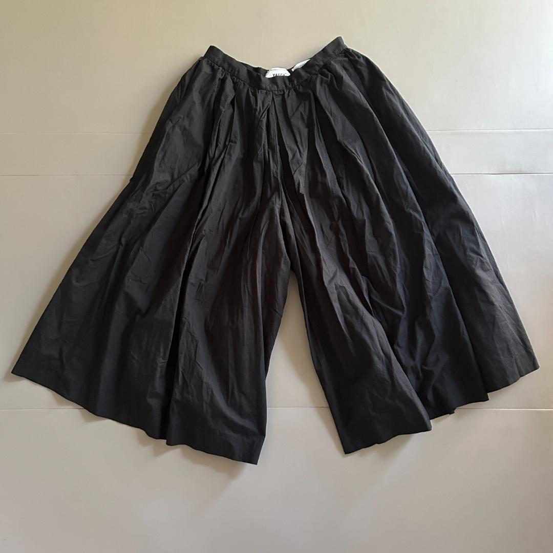 YAECA Exclusive Fabric リネン ギャザー タックキュロット