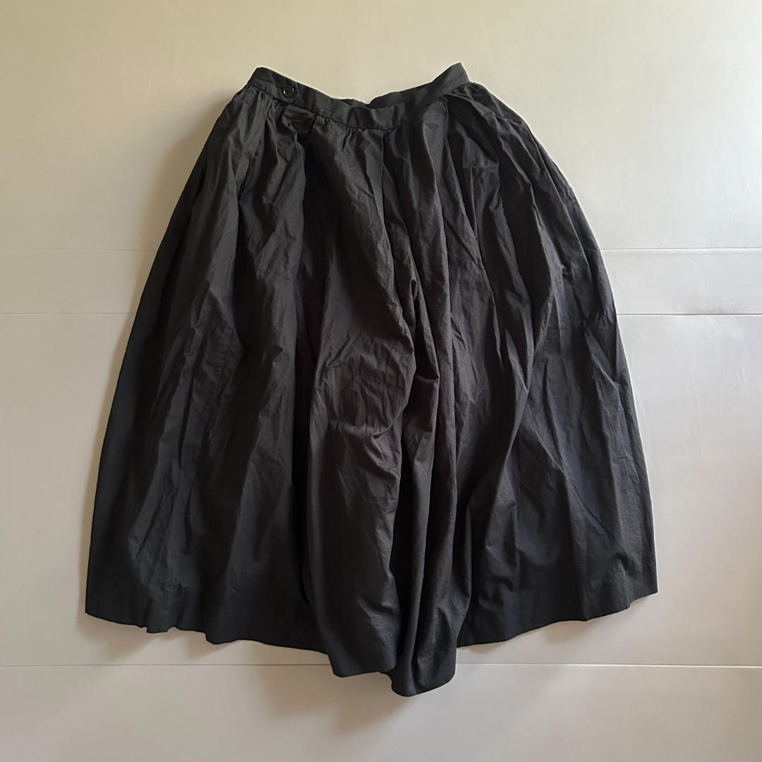 YAECA Exclusive Fabric リネン ギャザー タックキュロット