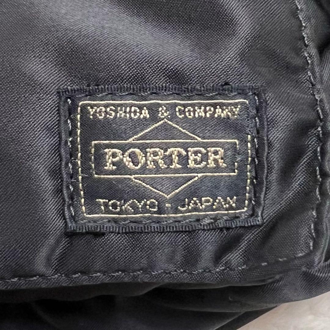 【美品】ポーター タンカー ウエストバッグ ショルダーストラップ
