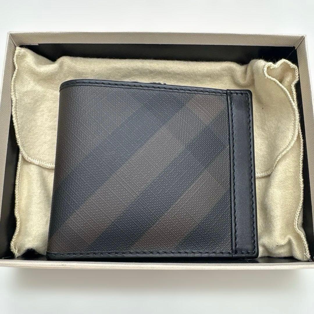 BURBERRY SMOKED CHECK CHOCO 未使用品 箱付き