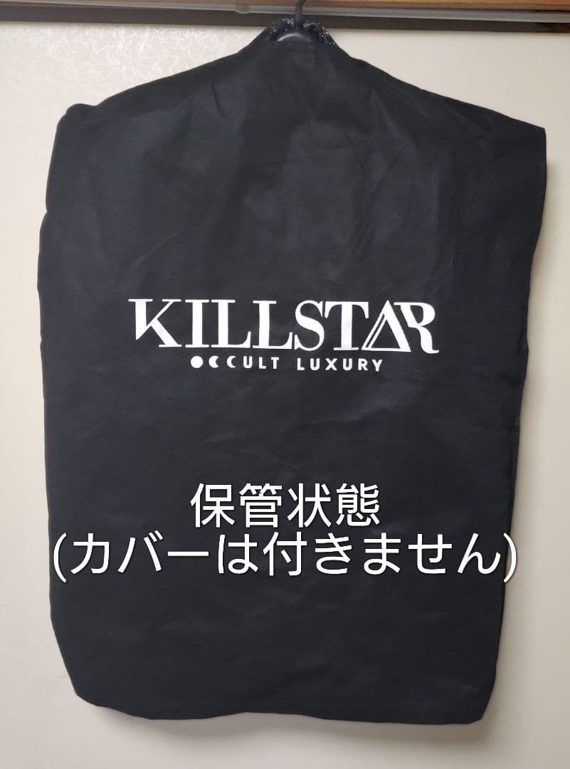 新品タグ付 KILLSTAR スカルボーンプリントライダースジャケット M
