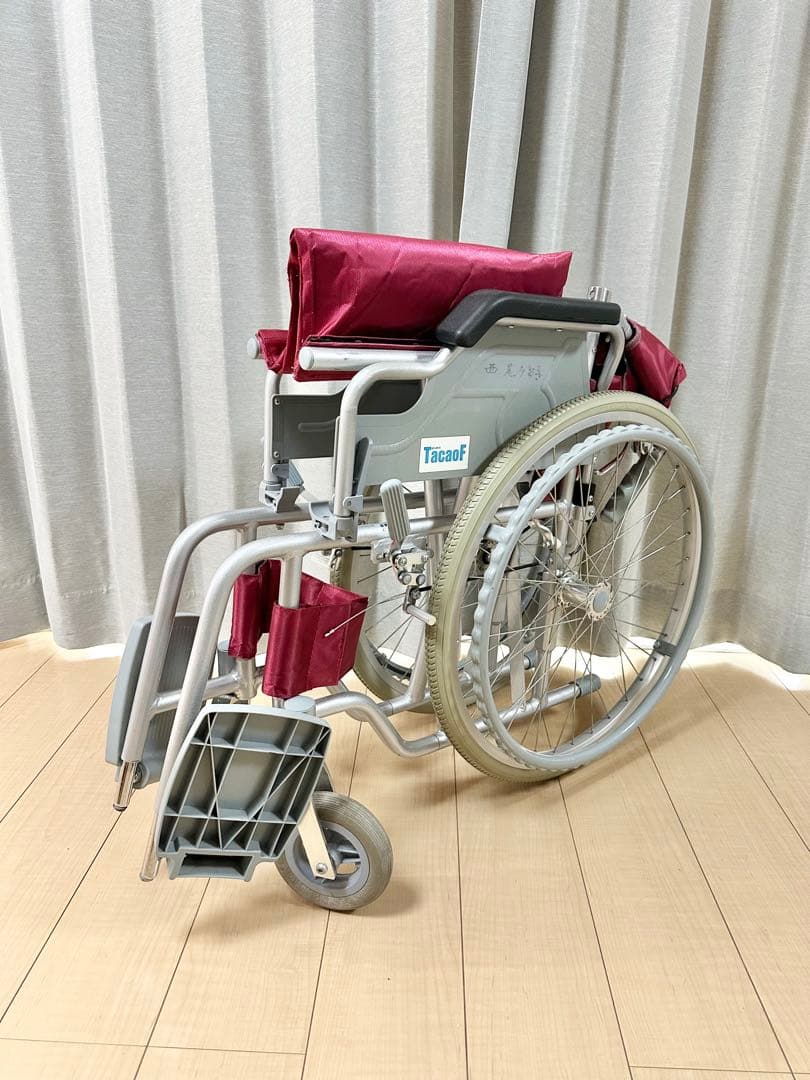 幸和製作所 Tacaof 自走 車椅子 S-15 ワインレッド