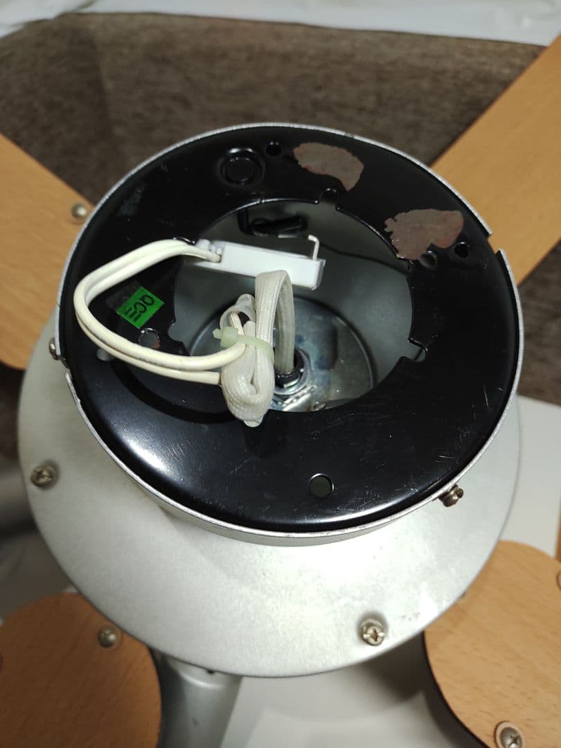 オーデリック シーリングファン 木製ブレード 5灯