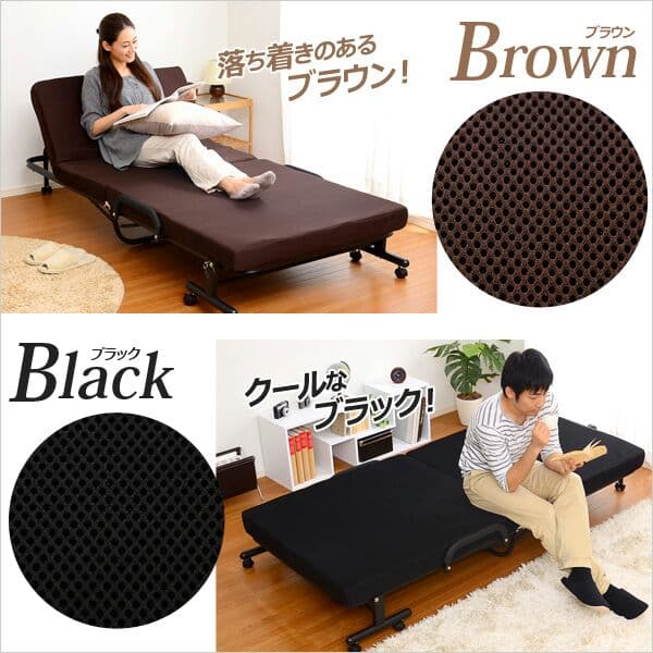 低反発マットレス付き折りたたみベッド【Levita-レヴィータ-】