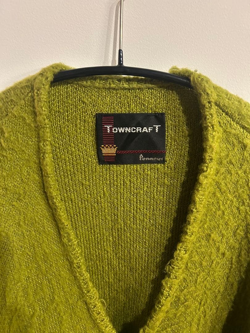 TOWNCRAFT ニットカーディガン　L