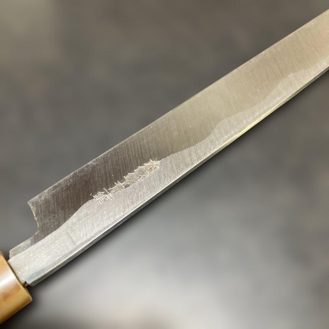 刺身包丁 鋼製 東京すみだ川　蛸引27cm ほぼ未使用　ビンテージ　美品