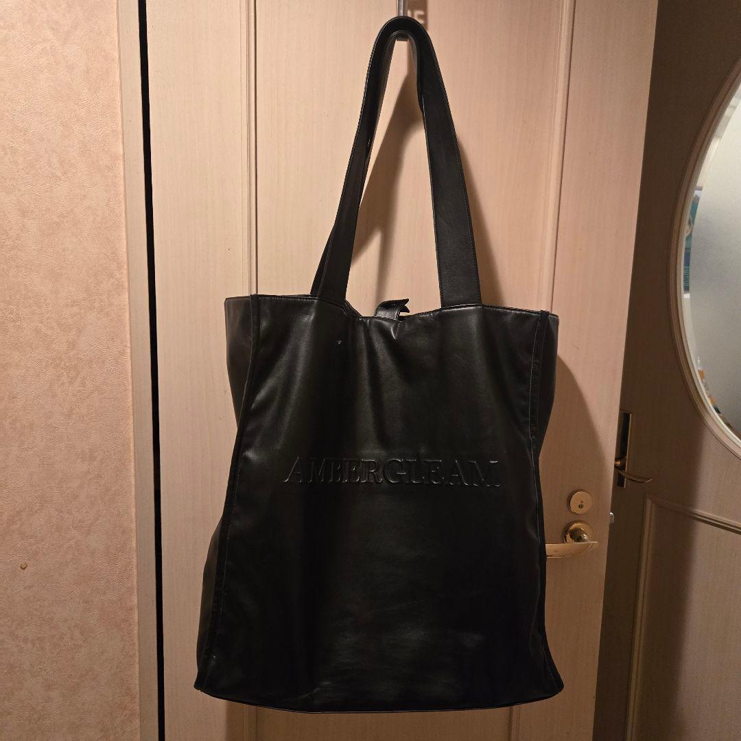 AMBERGLEAM　ビッグレザートートバッグ