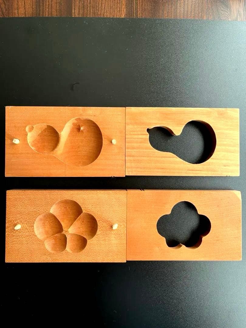 創業永禄三年（1560年） 京都「有次」の和菓子木型二種