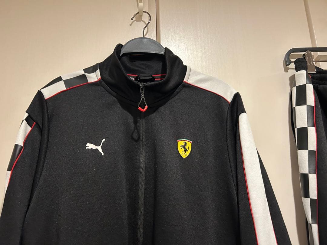 希少 フェラーリ Ferrari Puma ジャージ上下セット XL ブラック