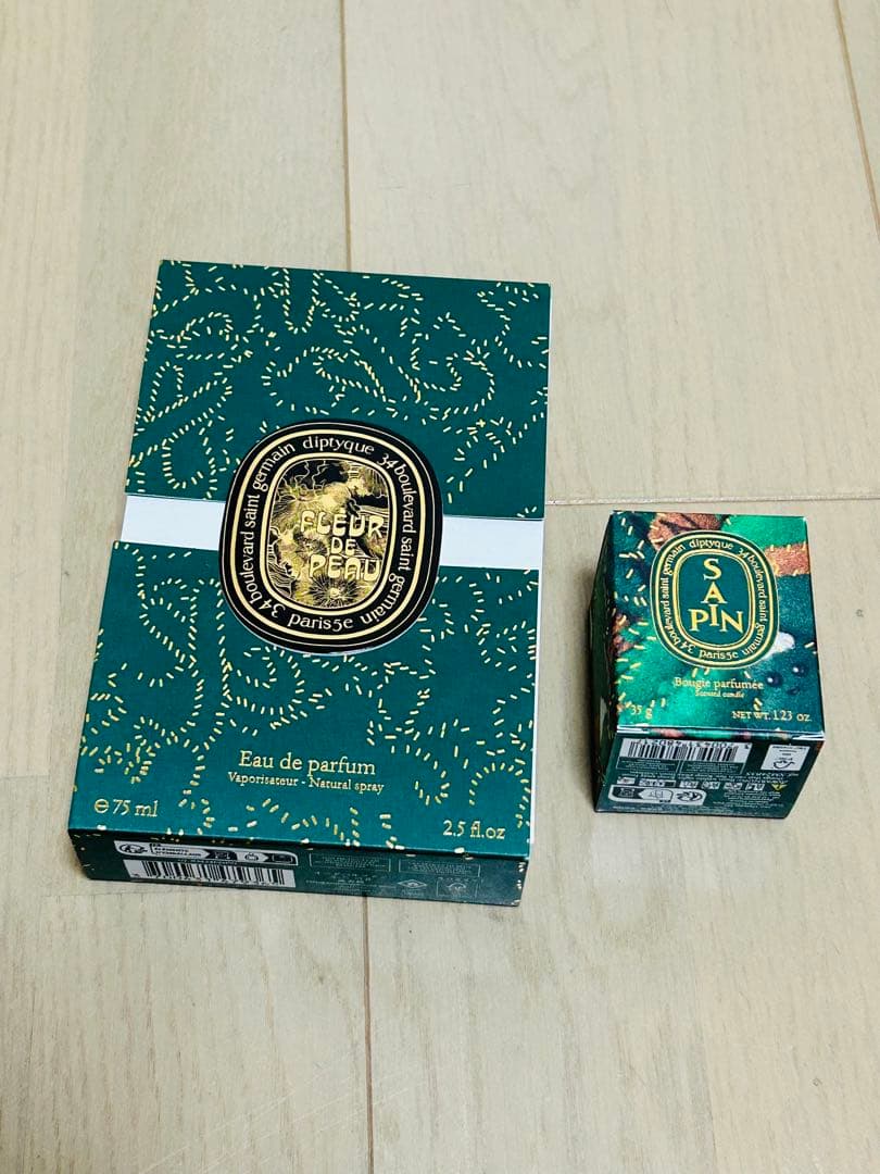 Diptyque FLEUR DE PEAU 75mL + おまけ付き