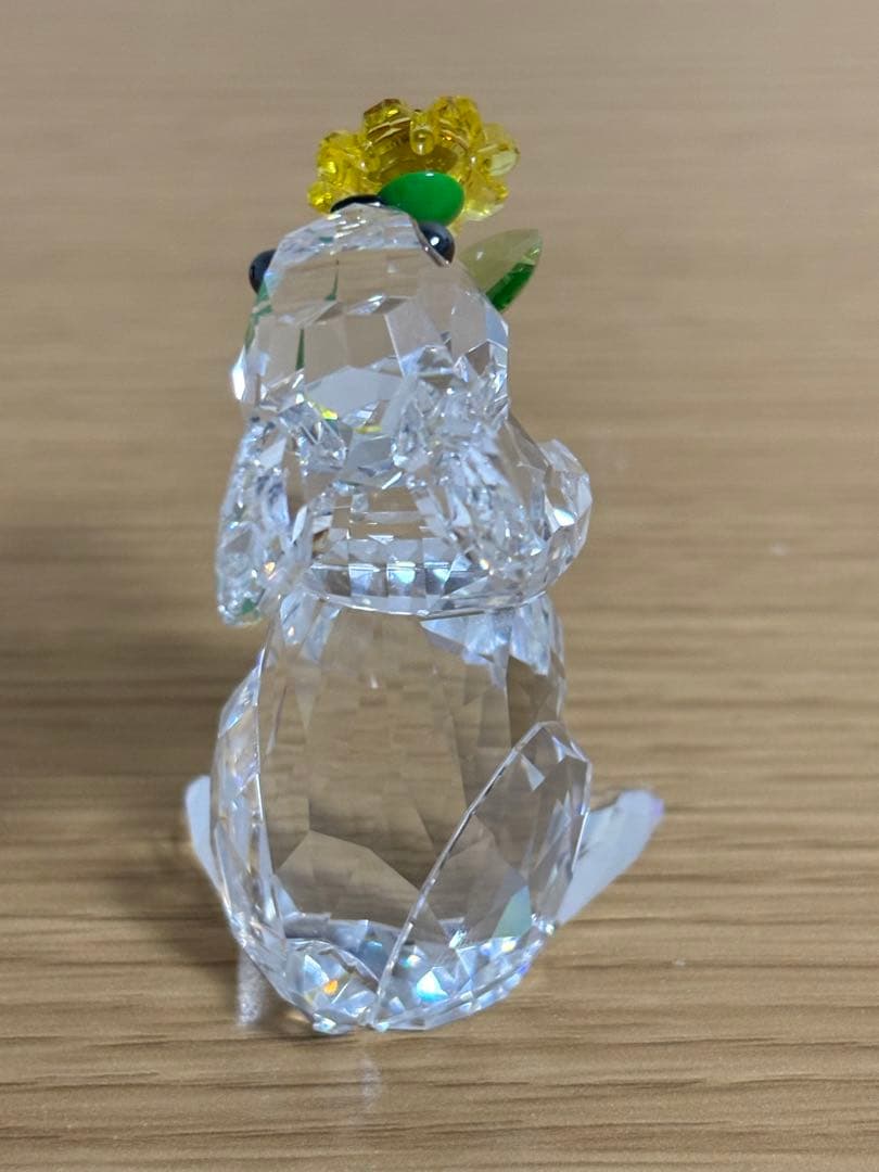 SWAROVSKI スワロフスキー　うさぎとひまわり　置物　オブジェ　インテリア