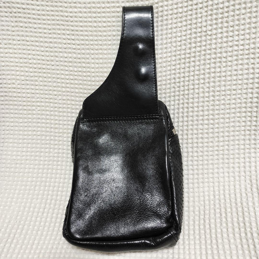 DEAL DESIGN ディールデザイン ウエストバッグ レザー パイソン