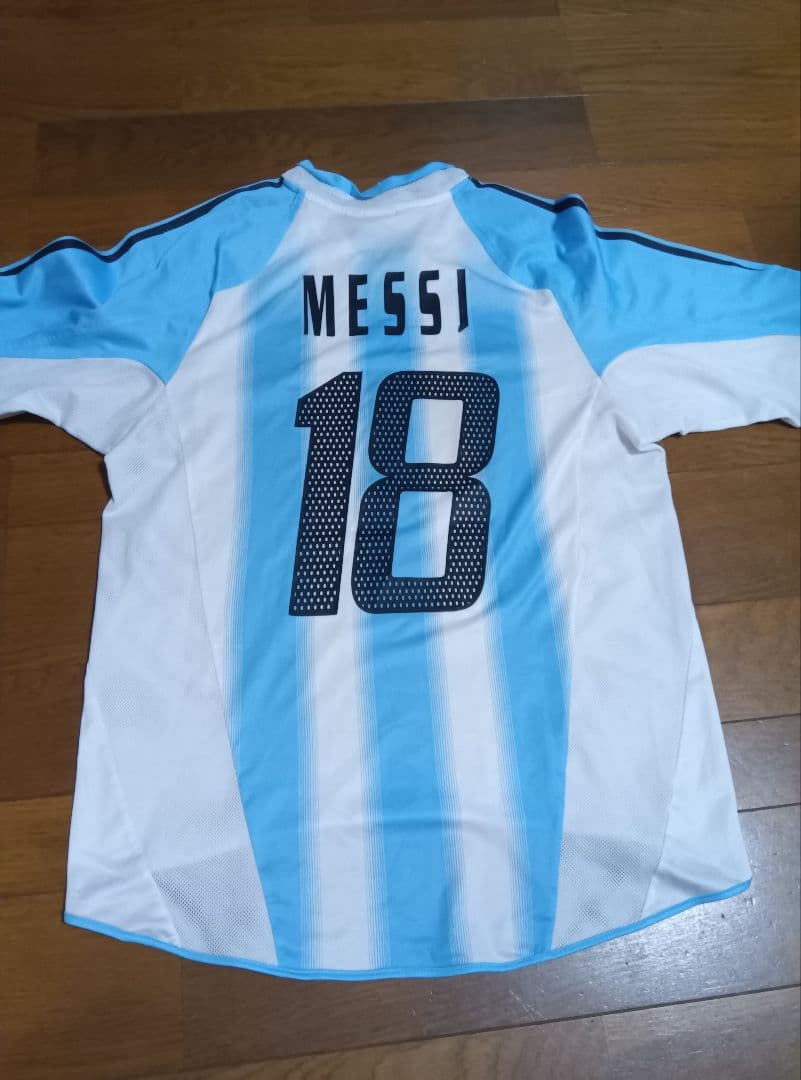 2005年　アルゼンチン代表　ホーム　メッシ　18番　正規品　当時物　美品