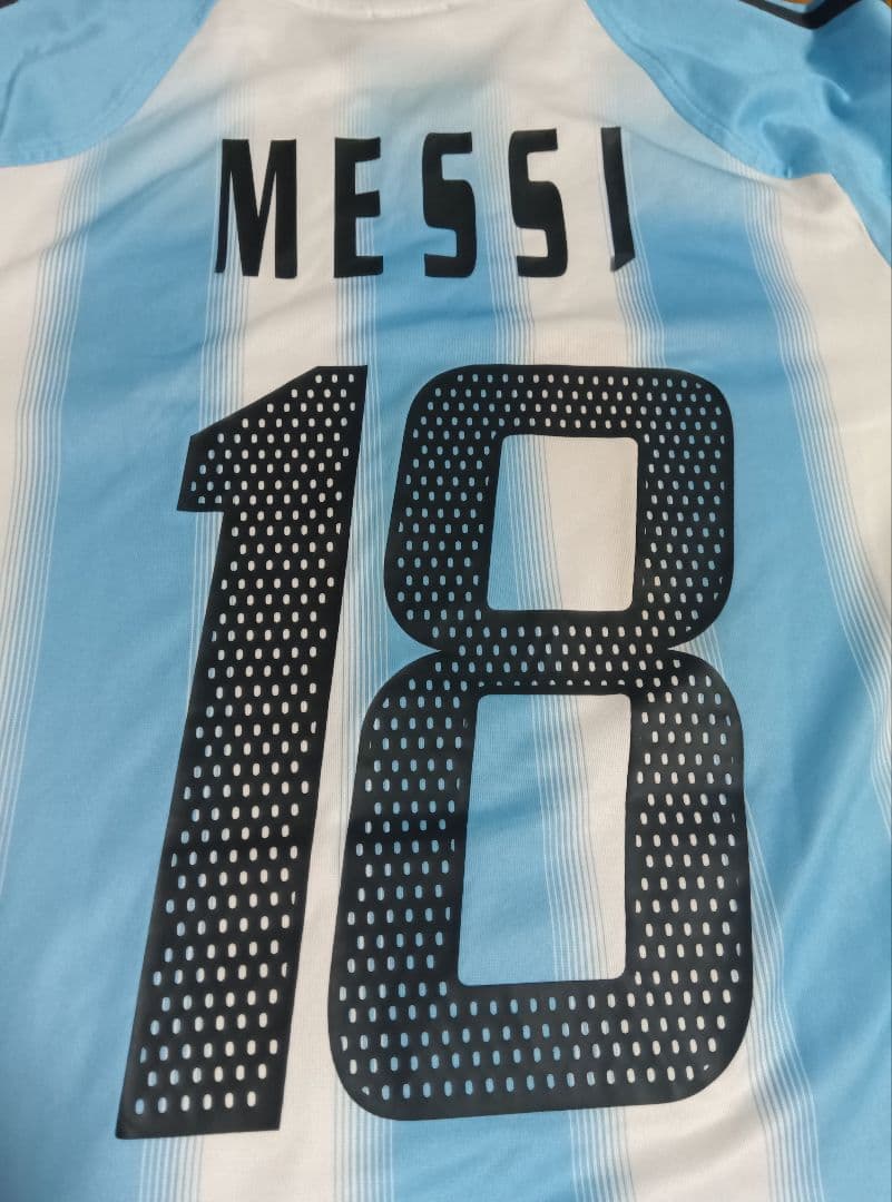 2005年　アルゼンチン代表　ホーム　メッシ　18番　正規品　当時物　美品
