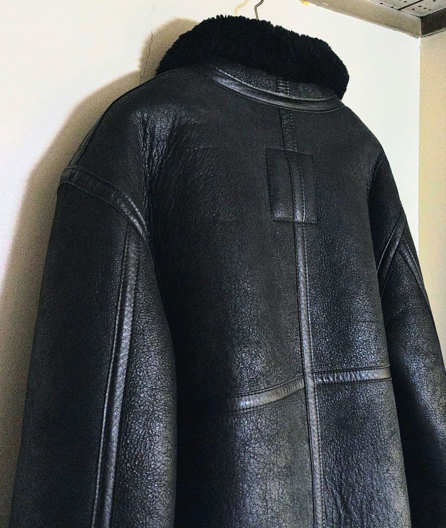 ✨今日だけ価格✨✰ALPHA✰Ｂ3リアルムートン✨USED美品✨