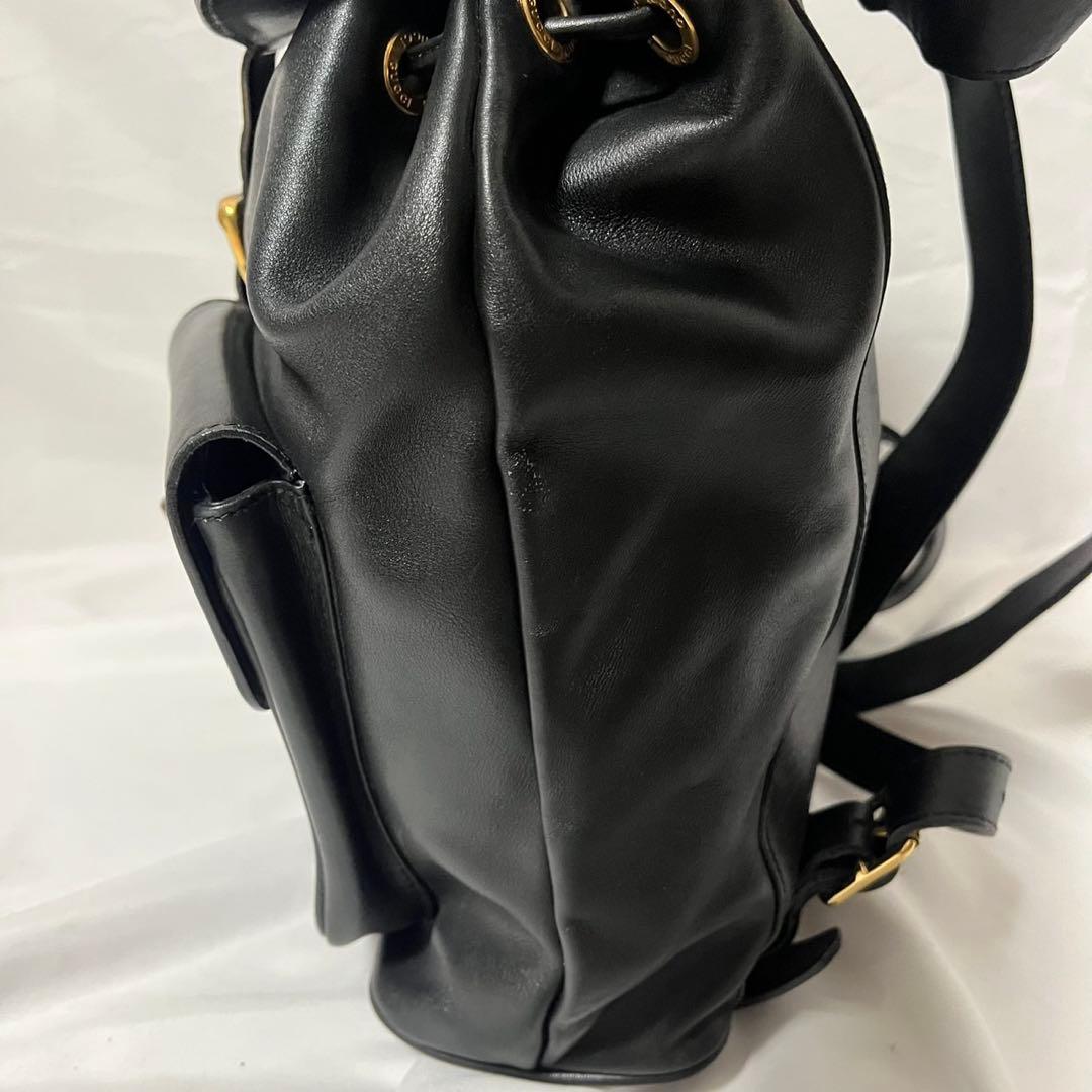 ✨極美品✨　GUCCI バンブー　リュック　バックパック　黒　ビンテージ