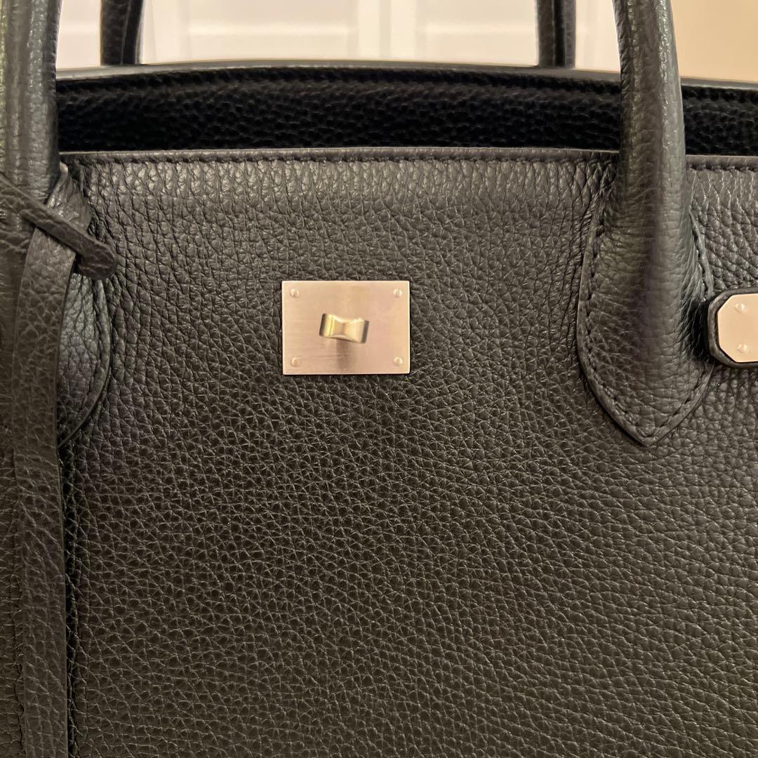 超美品　アルフレッドベレッタ ブラック　シルバー　40 バーキン　HERMES