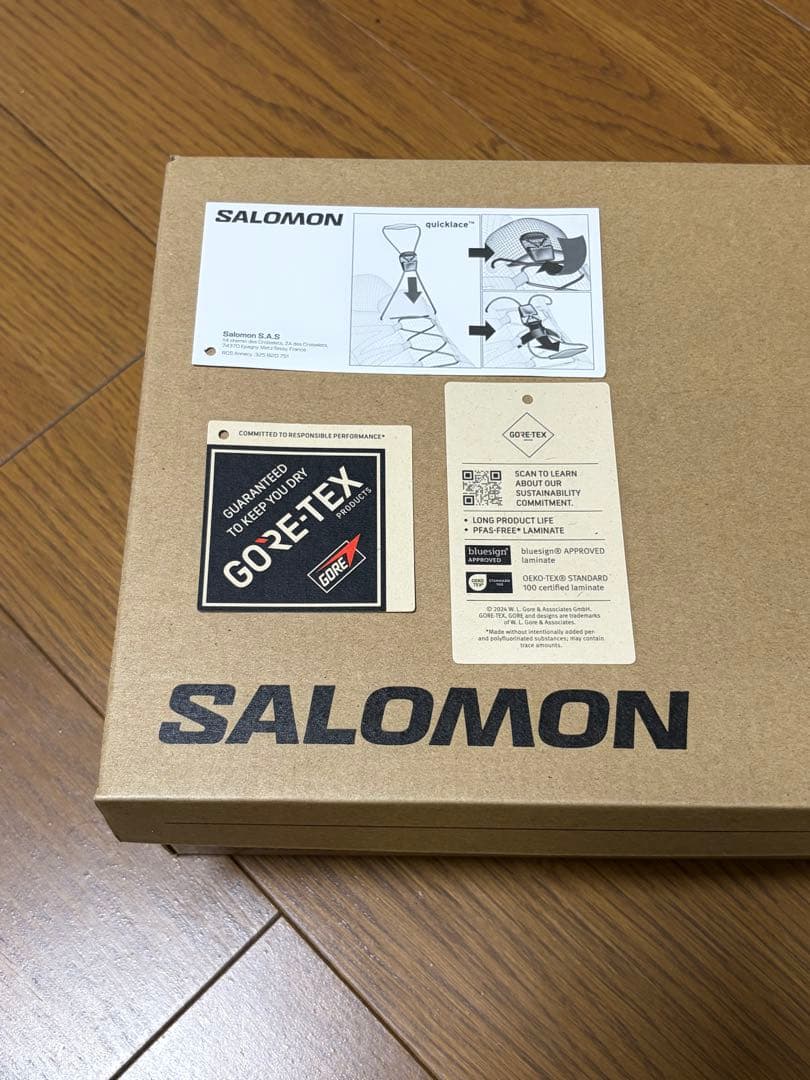 靴 SALOMON XT-6 GORE-TEX Black