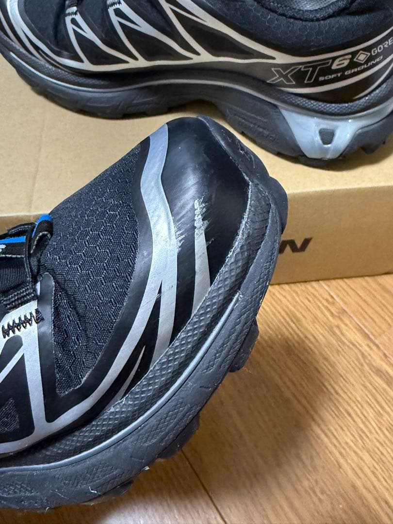 靴 SALOMON XT-6 GORE-TEX Black